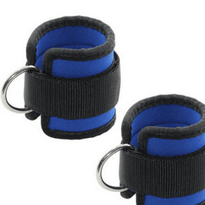 D-Ring Ankle Anchor Strap Belt Leg Arm Strap Lifting Fitness Exercise Gym Cable Attachment Thigh Elastic Fitness Resistencia