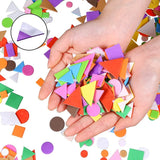 400/200pcs Foam Stickers Geometry Puzzle Self-Adhesive EVA Stickers Children Kids Education DIY Toys for Crafts Arts Making Gift