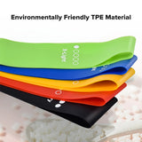 5 PCS [1 Set] Gym Fitness Resistance Bands Portable Fitness Workout Equipment Yoga Elastic Gum Strength Pilates Crossfit Women