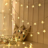 1.5M/3M/6M/10M  Star String Lights  Fairy Lights for Bedroom String Battery Powered Adapter Christmas Lights Wedding Party