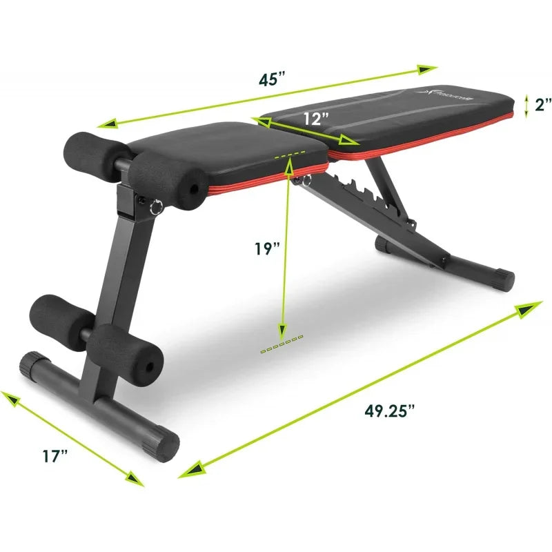 Foldable Utility Weight for Training and Full Workout Home Gym Fitness