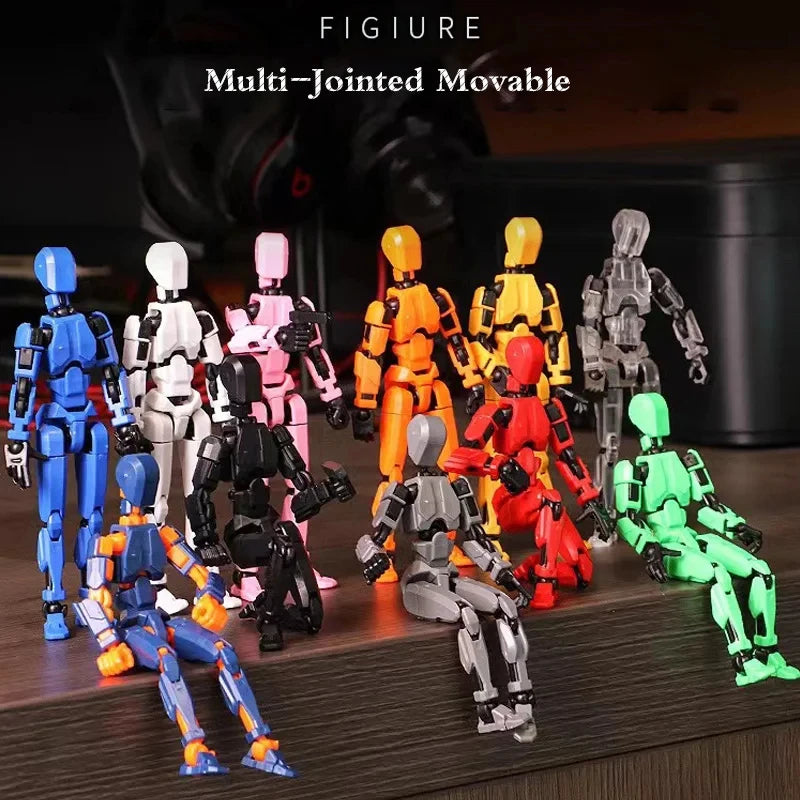 13 Jointed Movable Action Figures Shapeshift Robot 3D Printed Mannequin Character Assemble Toys Parent-children Game Kids Gifts