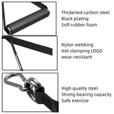 Carbon Steel Exercise Handles Resistance Bands Handles Gym Equipment Accessories Metal Fitness Handles for Strength Training