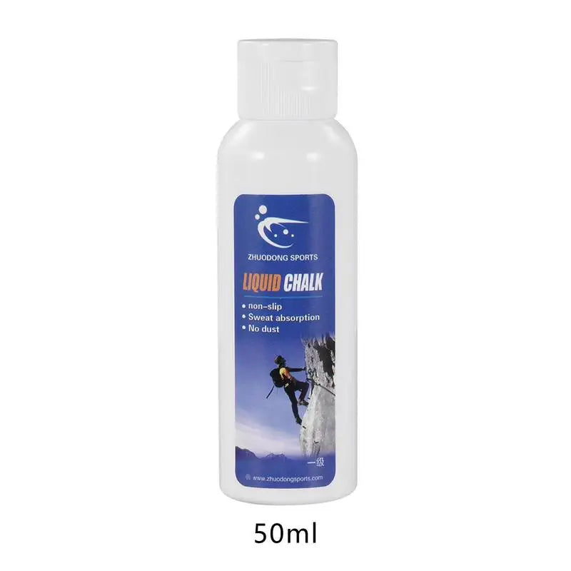 50ml Sports Liquid Chalk Magnesium Powder Fitness Weight Lifting Non-slip Cream Grip Weight Lifting Climbing Gym Sports