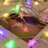 1.5M/3M/6M/10M  Star String Lights  Fairy Lights for Bedroom String Battery Powered Adapter Christmas Lights Wedding Party