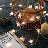 1.5M/3M/6M/10M  Star String Lights  Fairy Lights for Bedroom String Battery Powered Adapter Christmas Lights Wedding Party