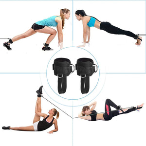 Lifting Straps Enhanced Rotating D-ring Ankle Strap For Cable Machine Gym Ankle Cuff For Kickbacks Leg Extensions Booty Hip